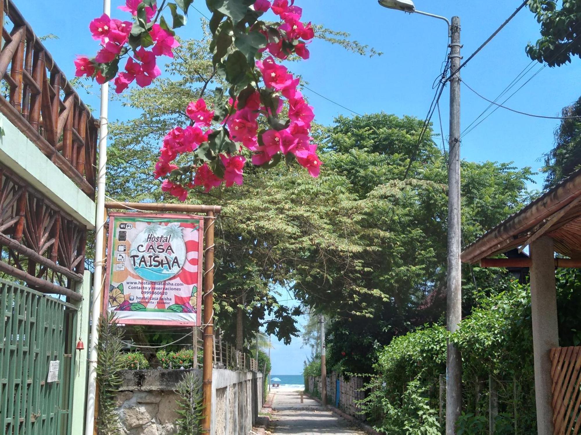 Hostal Casa Taisha Montañita Exterior foto