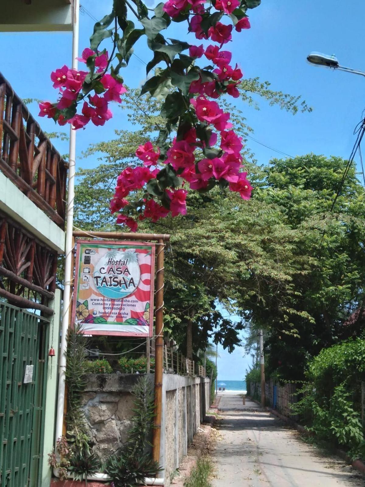 Hostal Casa Taisha Montañita Exterior foto