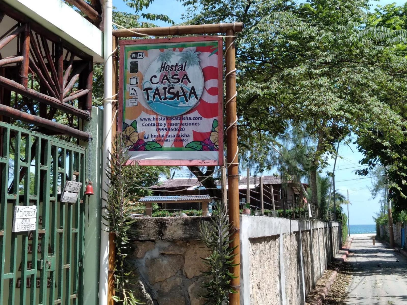 Hostal Casa Taisha Montañita Exterior foto