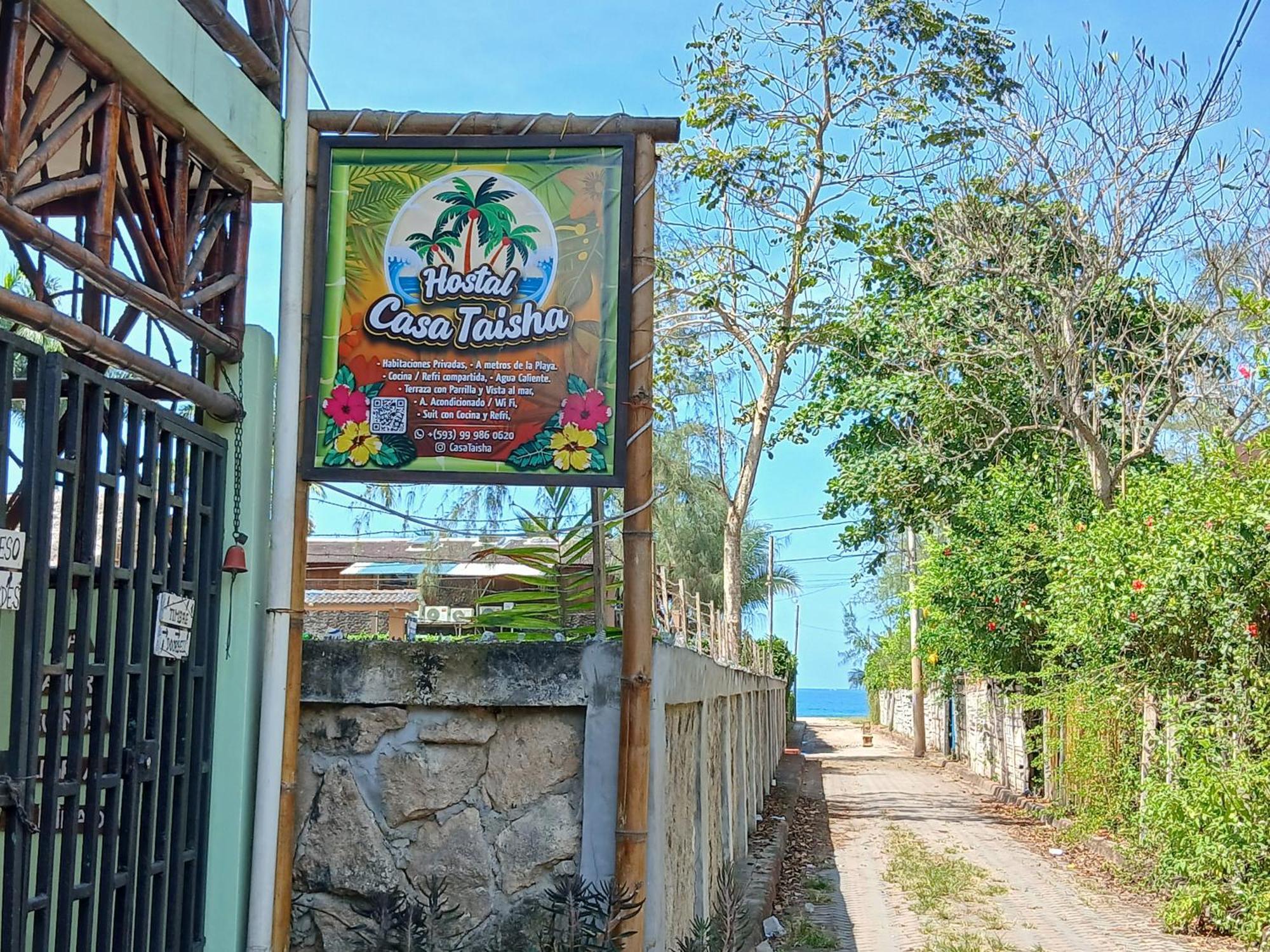 Hostal Casa Taisha Montañita Exterior foto