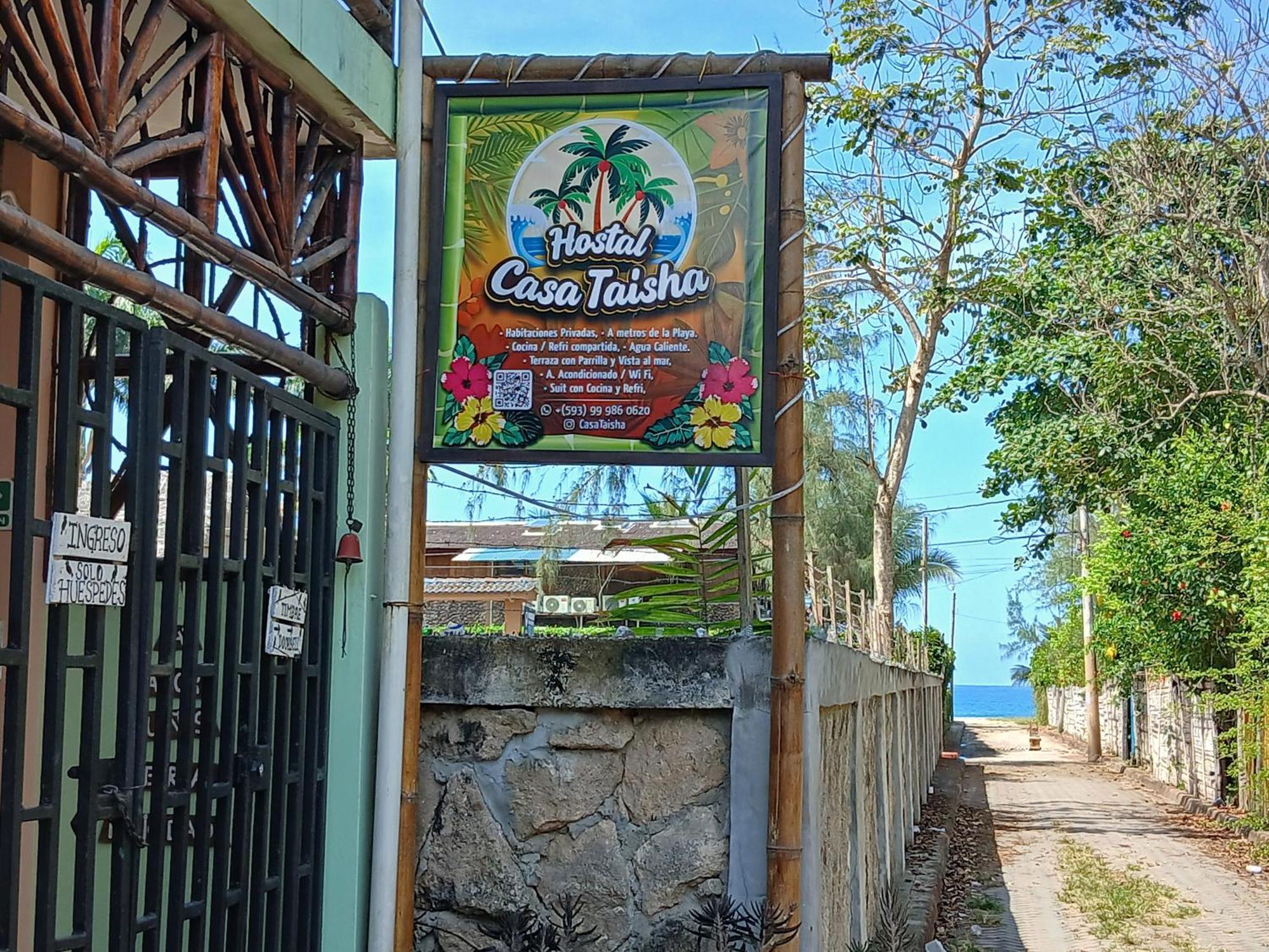 Hostal Casa Taisha Montañita Exterior foto